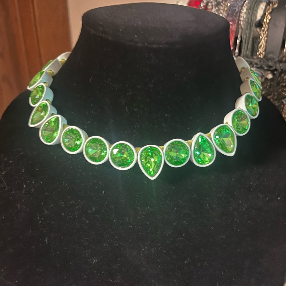 J.Crew Green Necklace